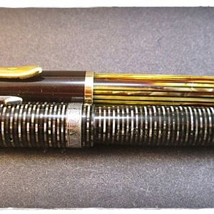 400 Pelikan + Parker Vacumatic