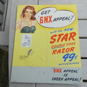 star nos table top advertisement