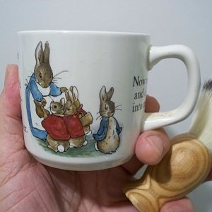Wedgwood Peter Rabbit mug with brush