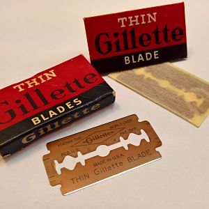 1937 Gillette THIN Blades