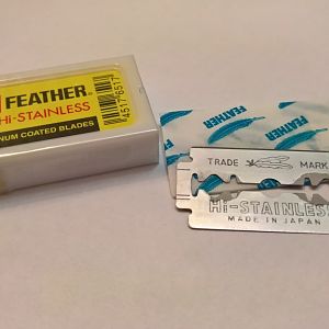 Feather New HI Stainless Blade