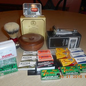 1st Wet shave gear order out of the box