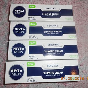 Nivea Sensitive Shaving Cream Tubes X 4 (2)