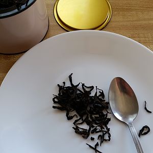 Chinese tea on plate