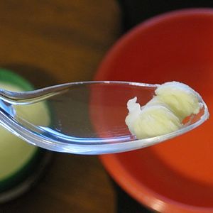 Spoon with Scooped Soap