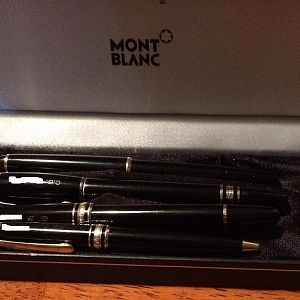 My Montblanc Pens (top to bottom)