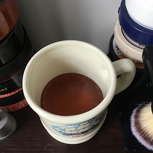 MB’s Aged Spice in 1984 Old Spice coffee mug