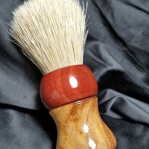 Redheart and Olive wood 27mm Boar Auction8