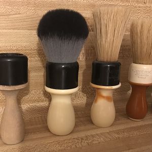 Rubberset Barber Handle Brushes