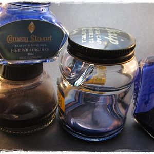 Empty Ink Bottles