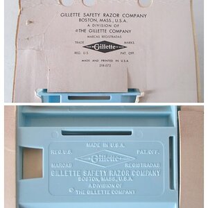 Vintage Gillette Razor Case