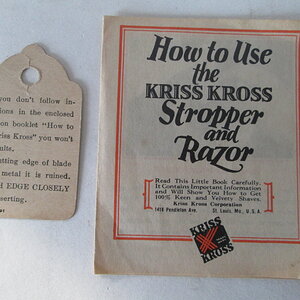 Kriss Kross Blade Sharpener Booklet