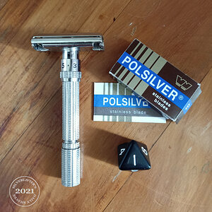 1964 Gillette Slim (4) - Polsilver Stainless (1)