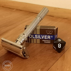 1964 Gillette Slim (5) - Polsilver Stainless (3)