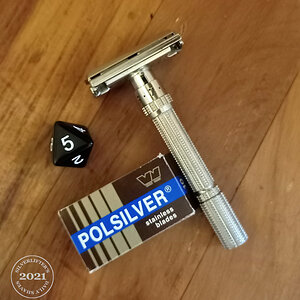 1964 Gillette Slim (7) - Polsilver Stainless (5)