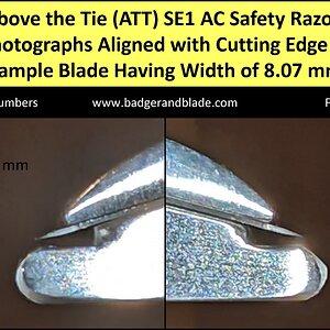 ATT SE1 - Blade Cutting Edge - Side Views