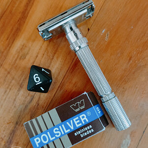 1964 Gillette Slim (9) - Polsilver Stainless (6)