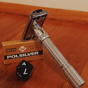 1964 Gillette Slim (7) - Polsilver Stainless (4)