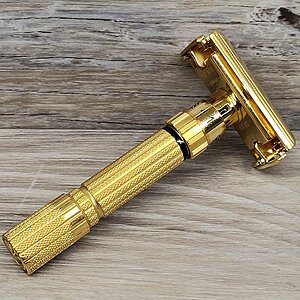 Gillette gold Fatboy replate