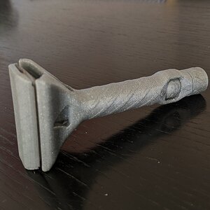 fully 3D printable Double edge adjustable safety razor